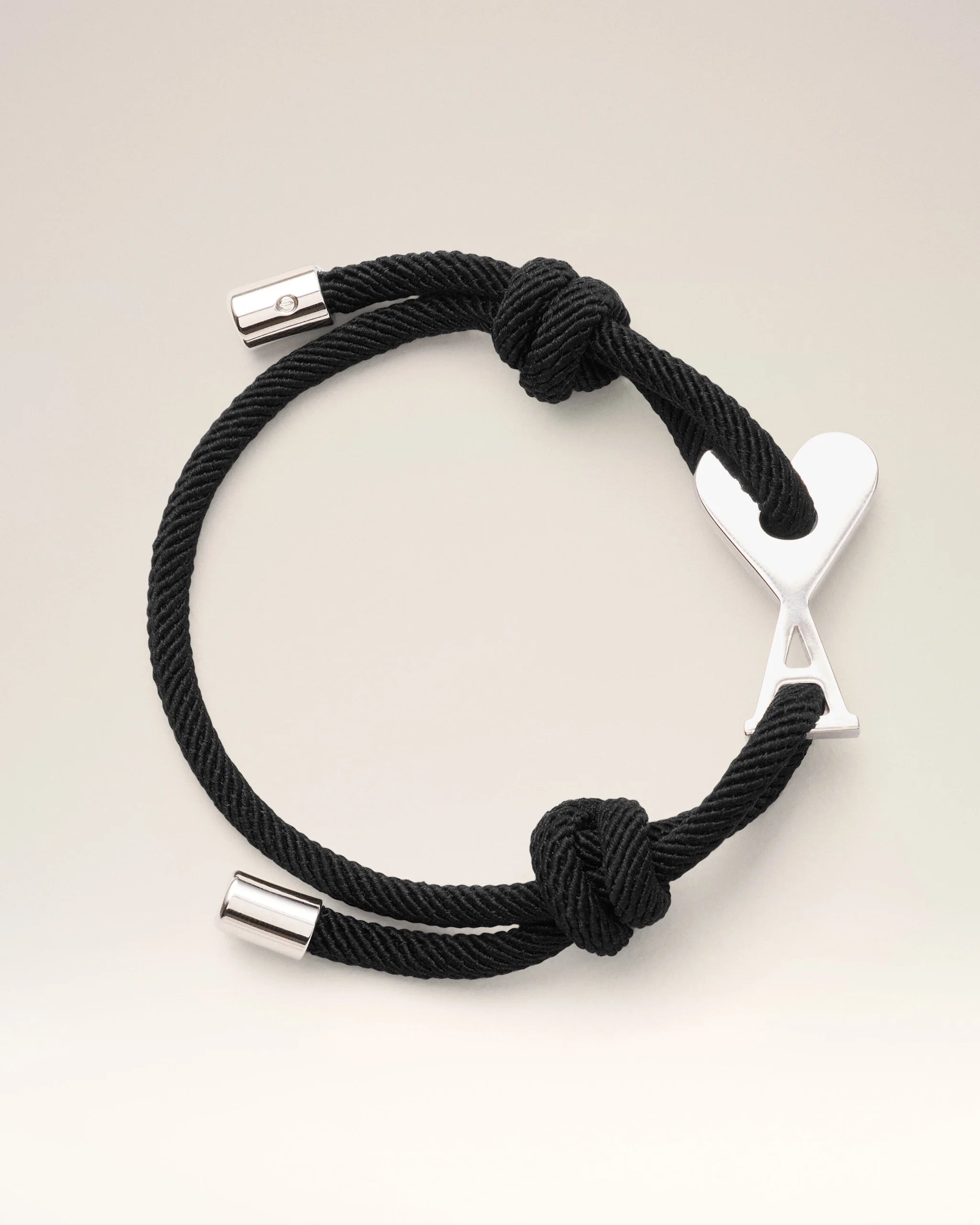AMI - Bracelet cordon Noir Ami de Coeur