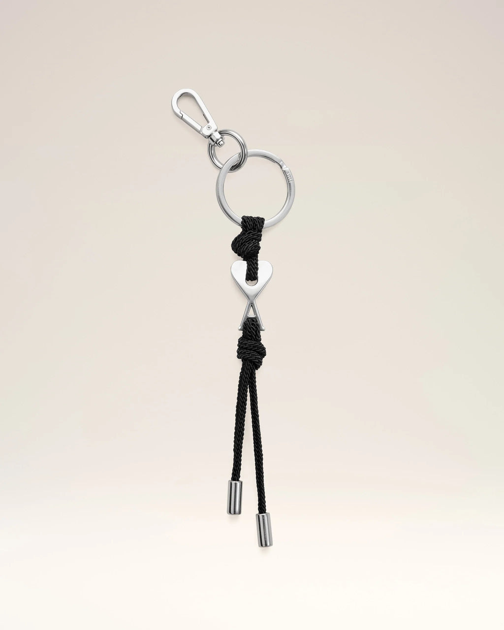 AMI - Porte-clés Charm Ami de coeur Noir