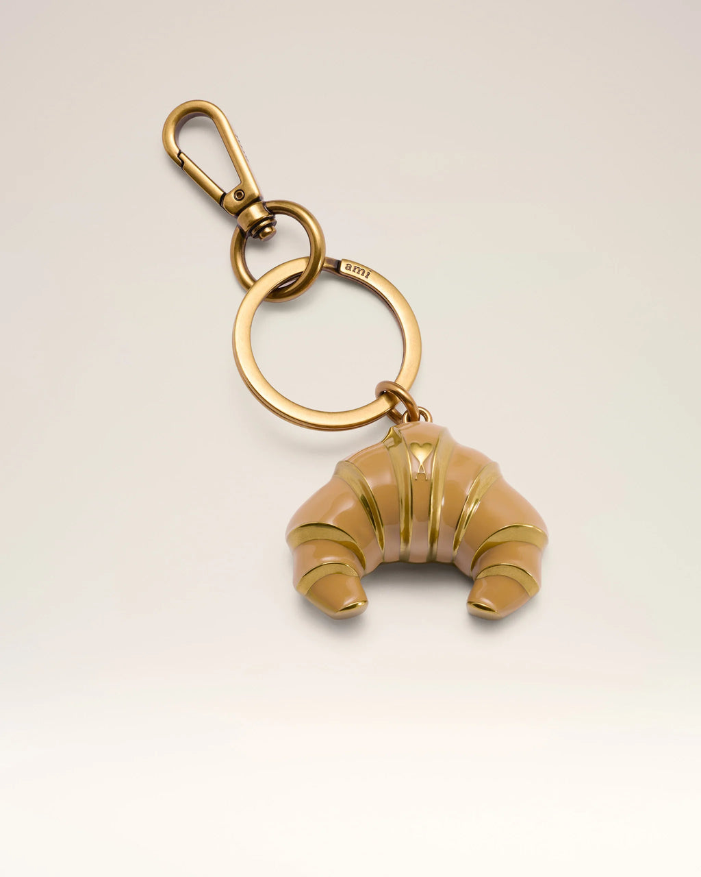 AMI - Porte-clés Doré Croissant