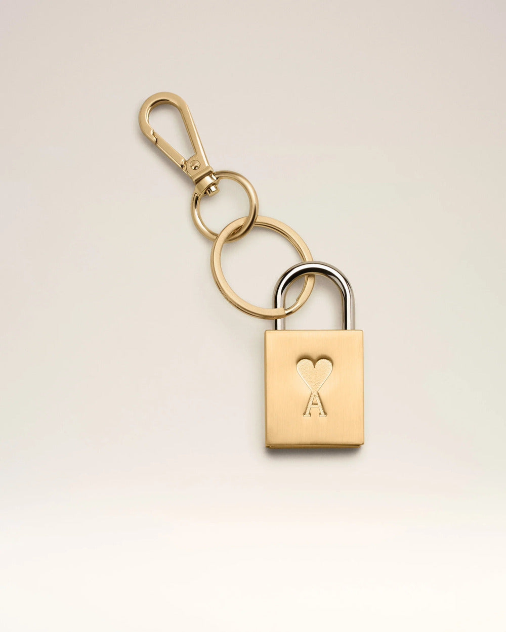 AMI - Porte Clés Cadenas Laiton Brosse