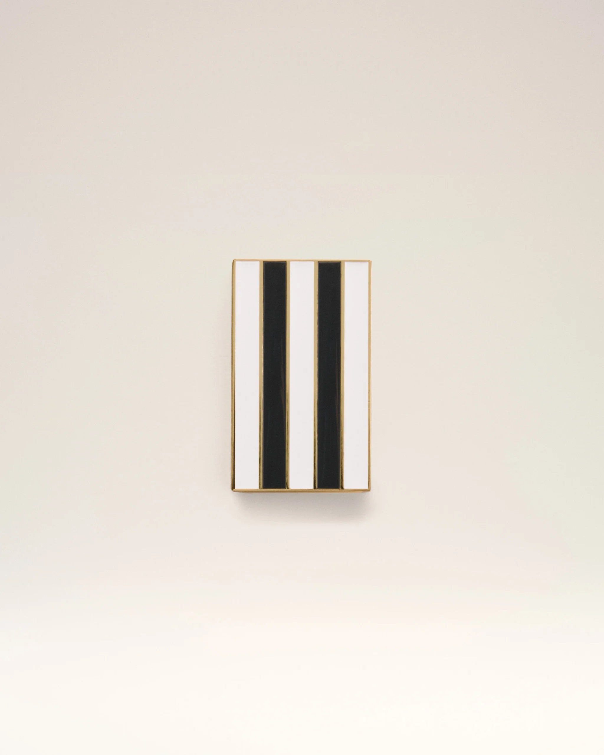 AMI - Boite Allumettes Ami Rayé Noir/Blanc