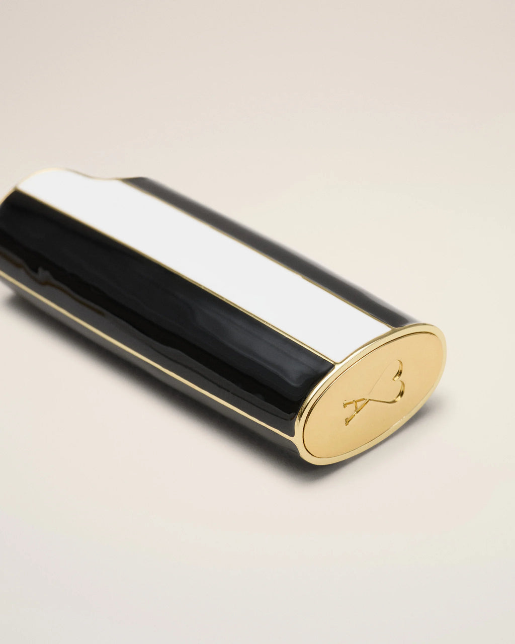 AMI - Porte Briquet Ami Rayé Noir/Blanc