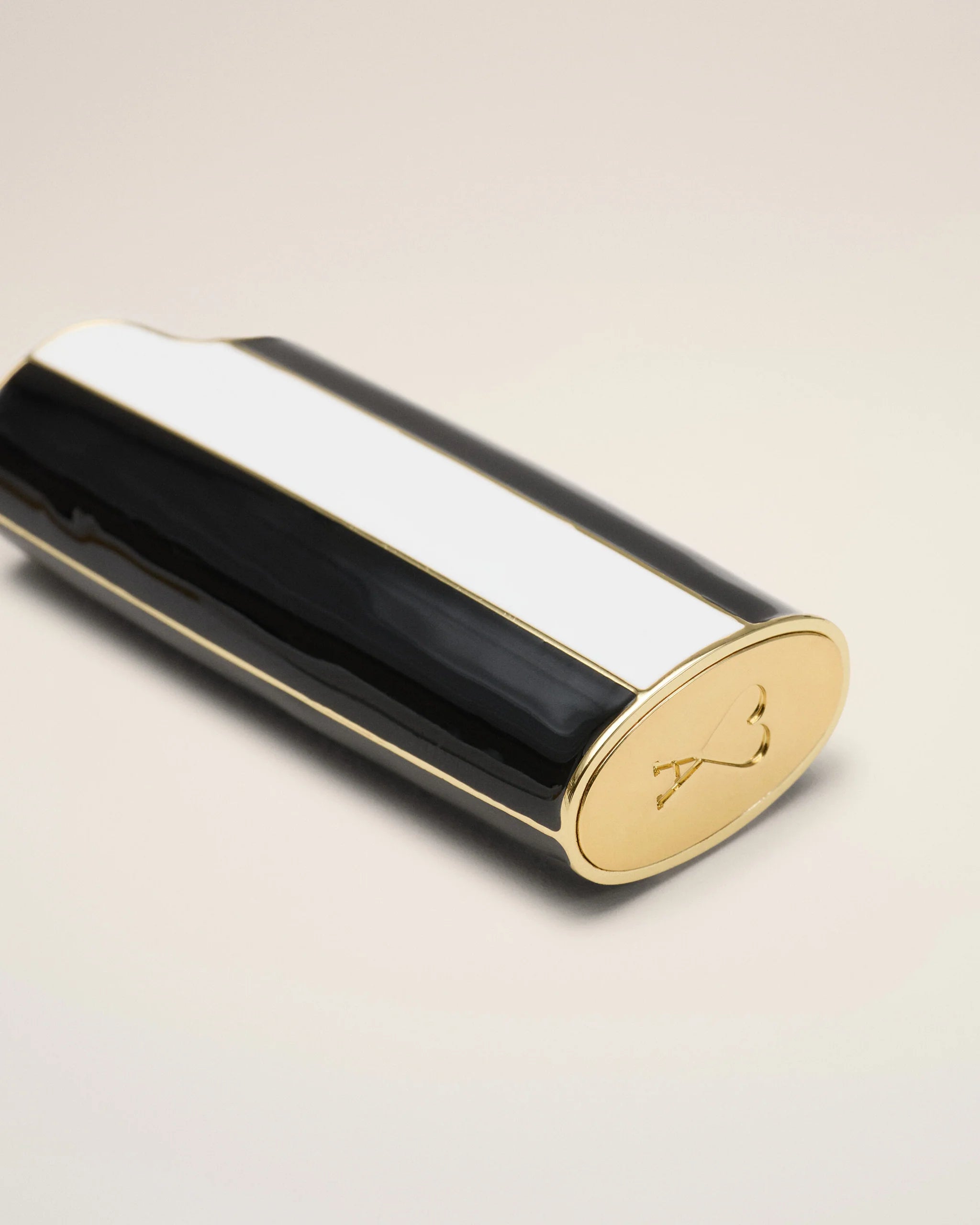 AMI - Porte Briquet Ami Rayé Noir/Blanc