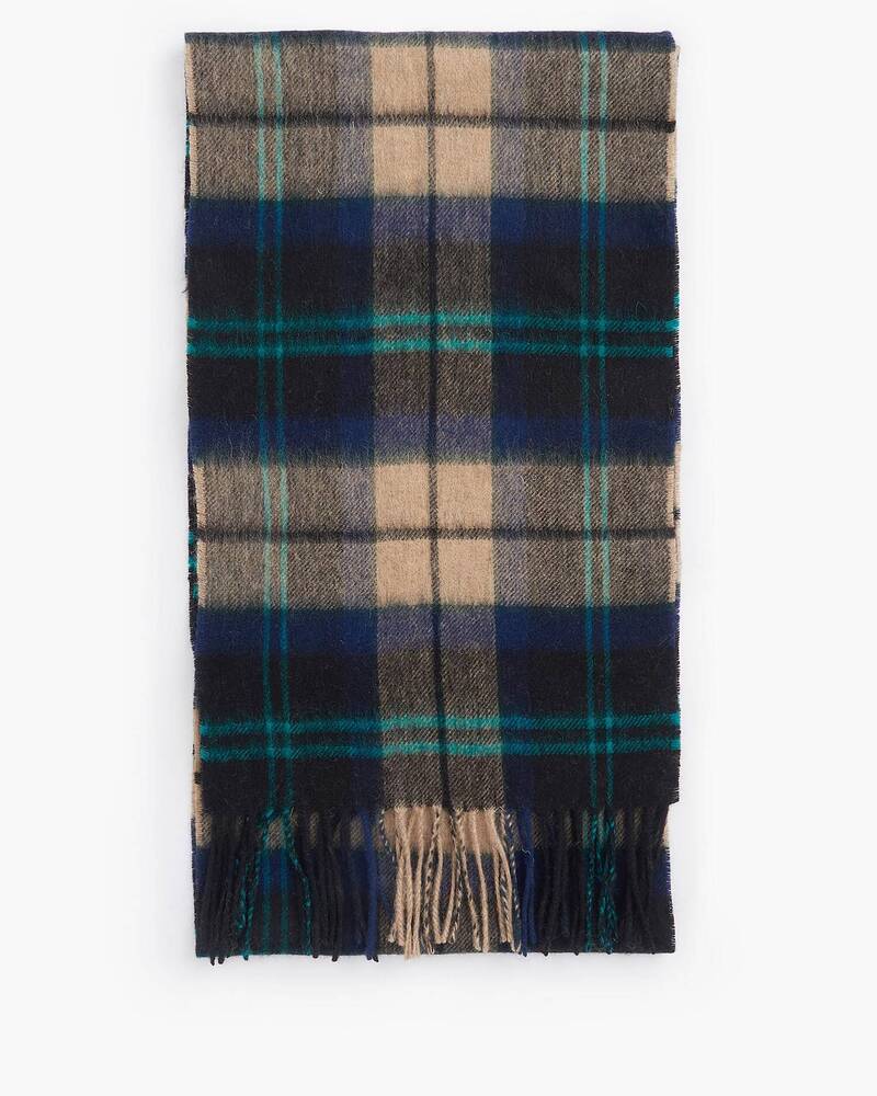 Barbour - Echarpe Tartan Wool Cashmere Green Loch