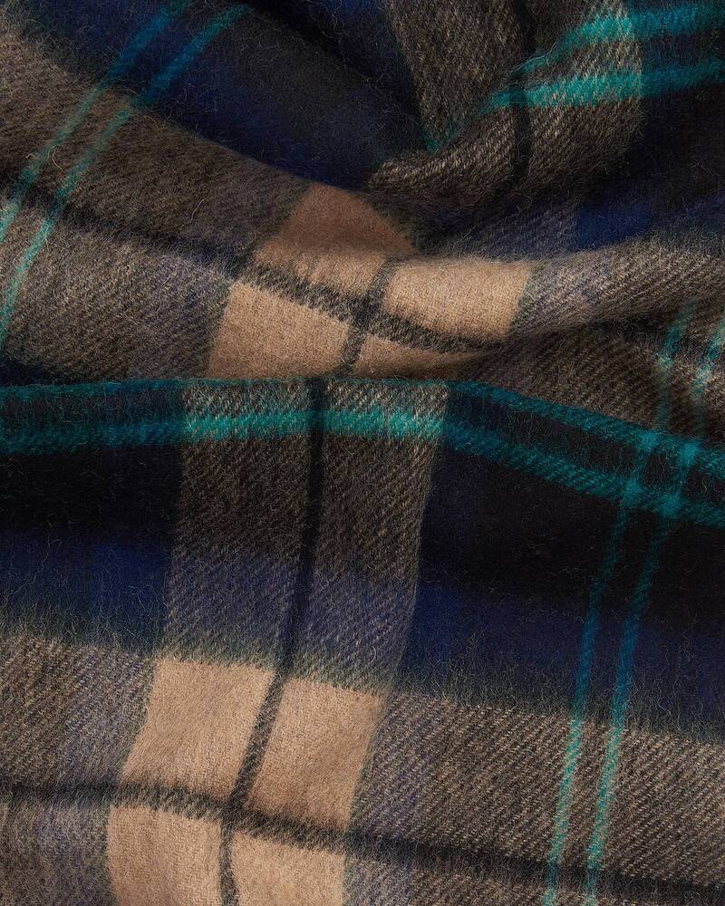 Barbour - Echarpe Tartan Wool Cashmere Green Loch