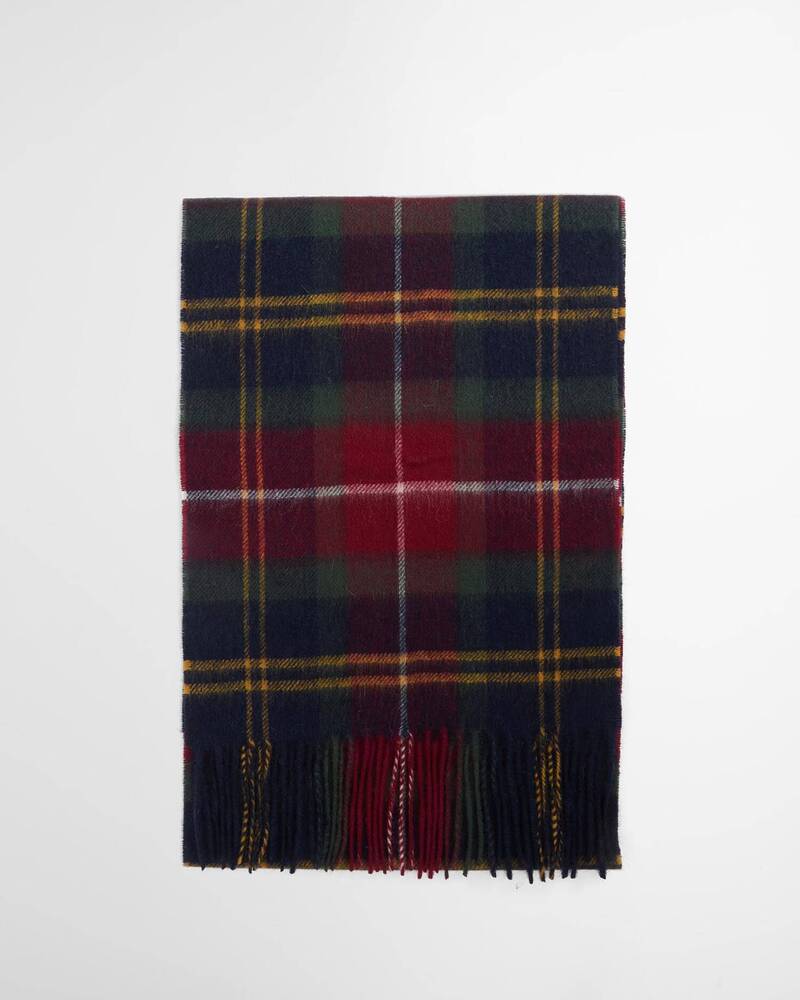 Barbour - Echarpe Tartan Wool Cashmere Winterberry Tartan