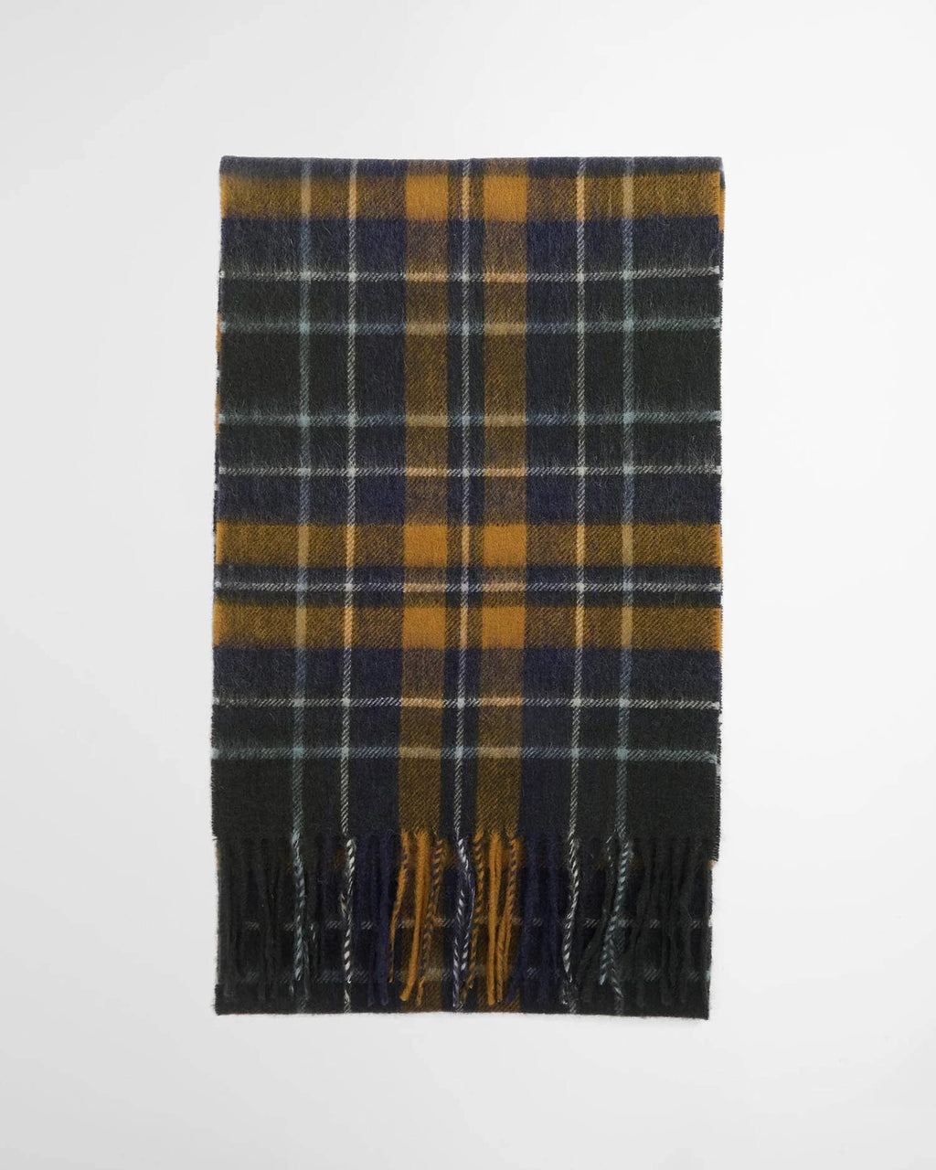 Barbour - Echarpe New Check Tartan Forest Bronze Brown