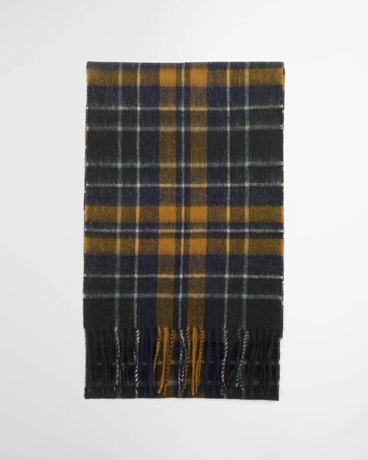 Barbour - Echarpe New Check Tartan Forest Bronze Brown