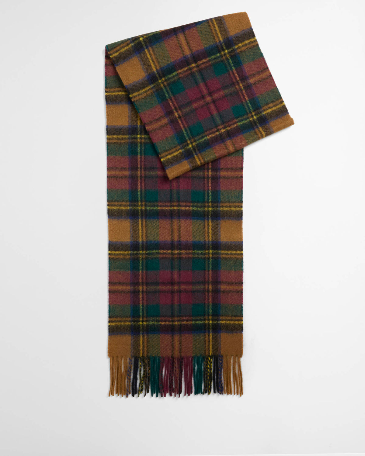 Barbour - Echarpe New Check Tartan Harvest Gold