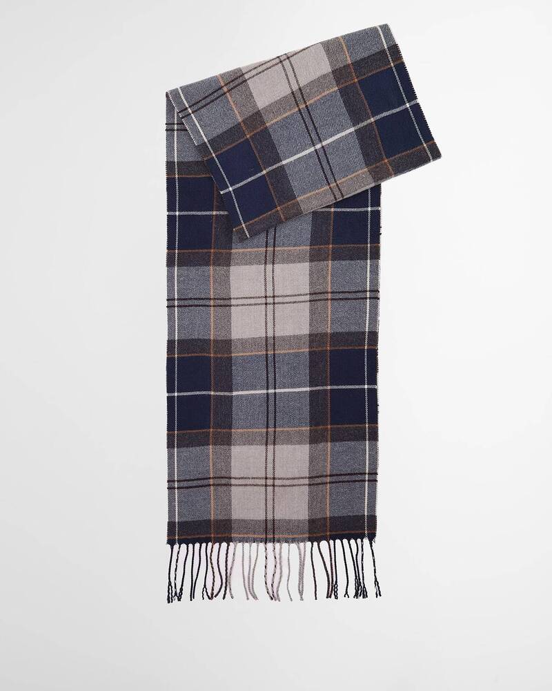 Barbour - Echarpe Galingale Tartan Grey Midnight