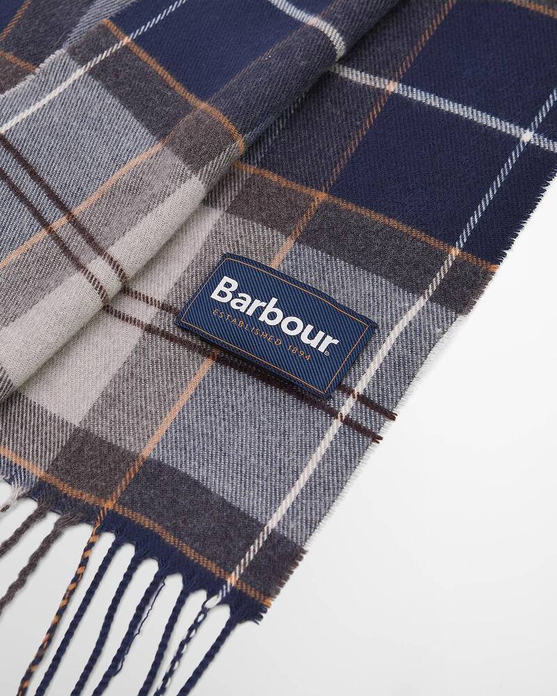 Barbour - Echarpe Galingale Tartan Grey Midnight