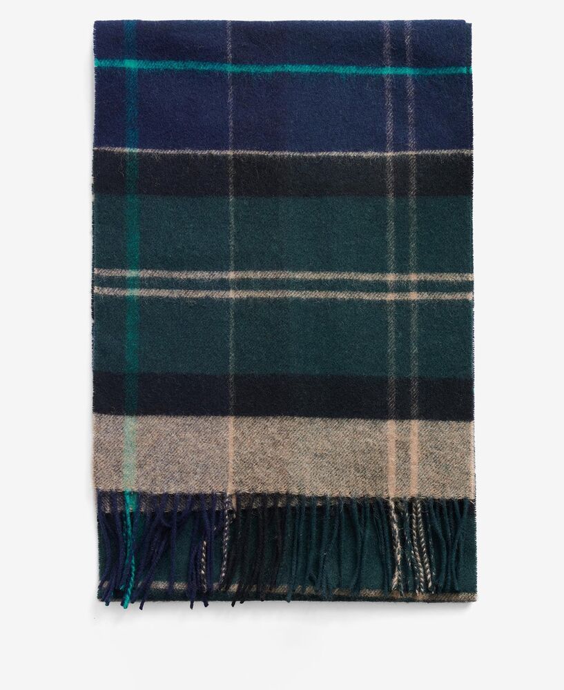 Barbour - Echarpe Inverness tartan green loch