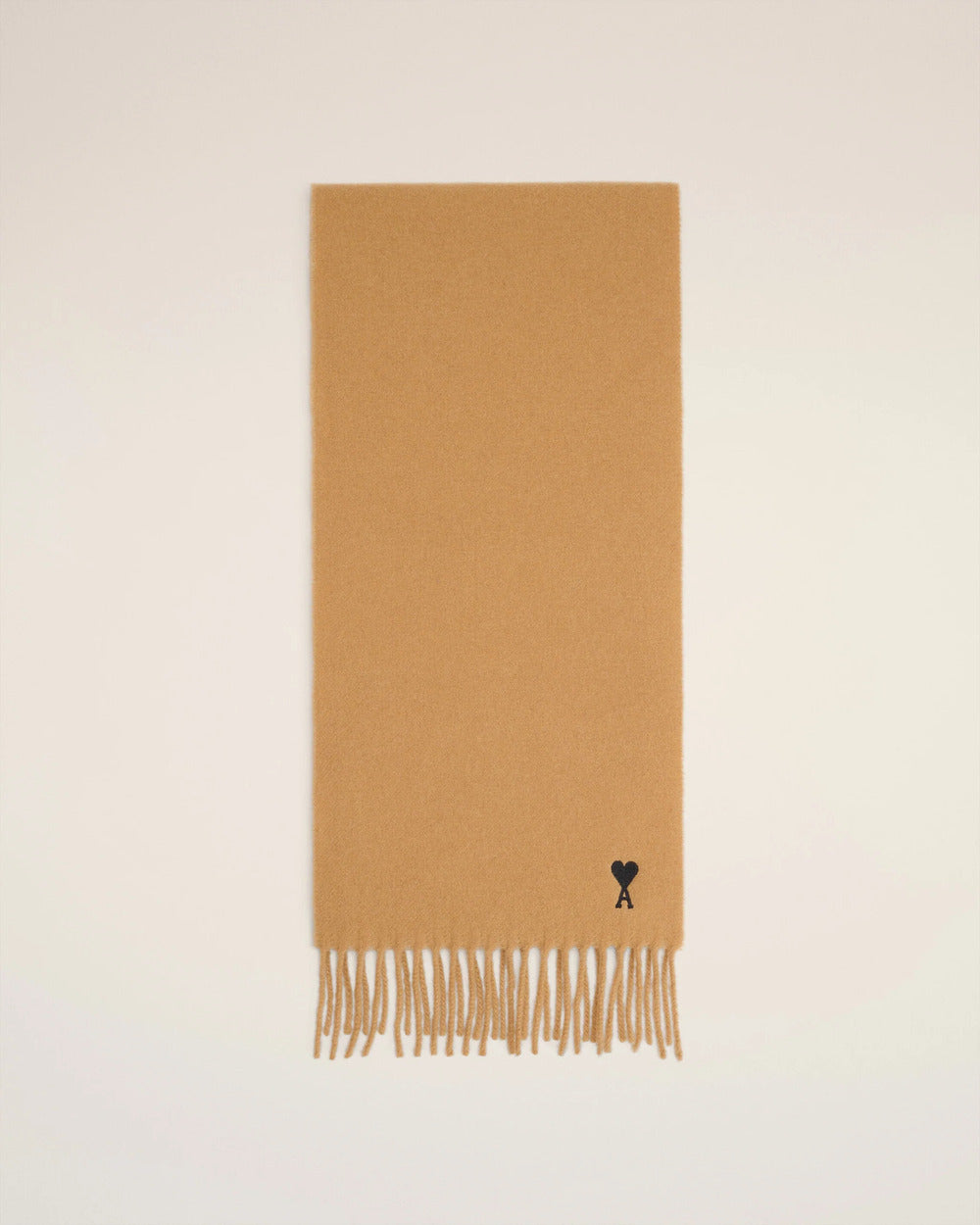 AMI - Echarpe Ami de Coeur Camel