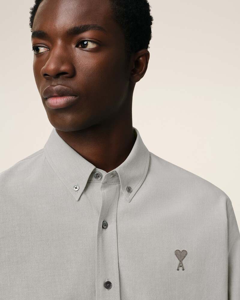 AMI - Chemise classique Ami de Coeur Loden