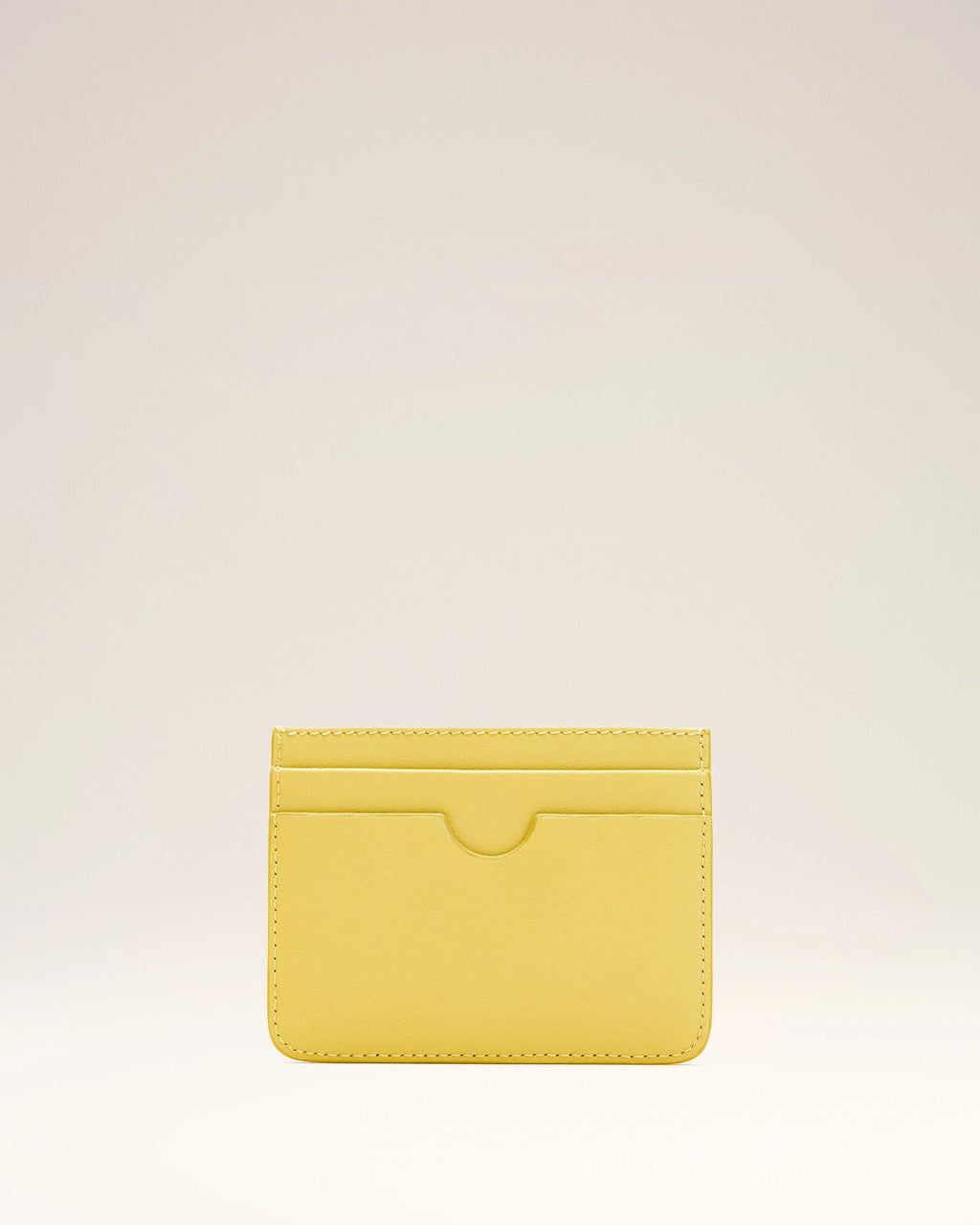 AMI - Porte-cartes Ami de coeur Jaune Pastel