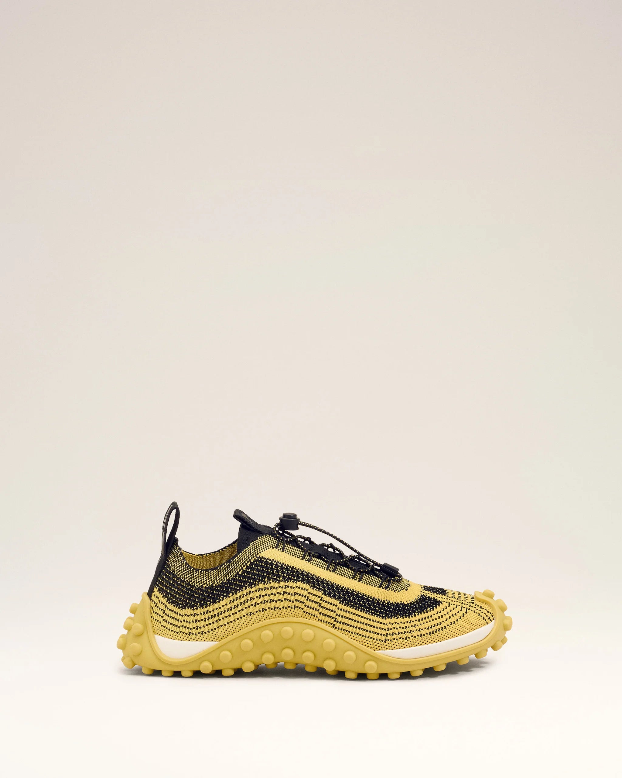 AMI - Sneakers Mirage Jaune en Maille