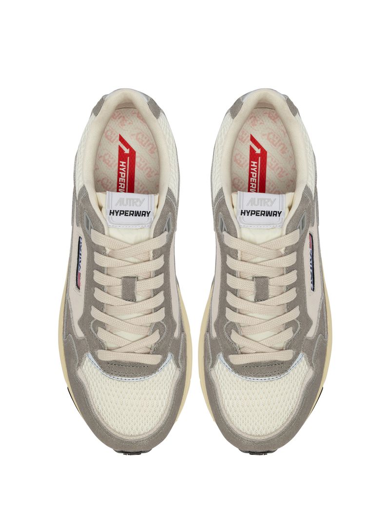 AUTRY - Basket Hyperway Suede/Mesh Plumb/silver