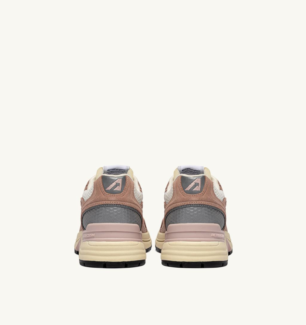 AUTRY - Basket Hyperway Suede Bicolore /Mesh Silk/white
