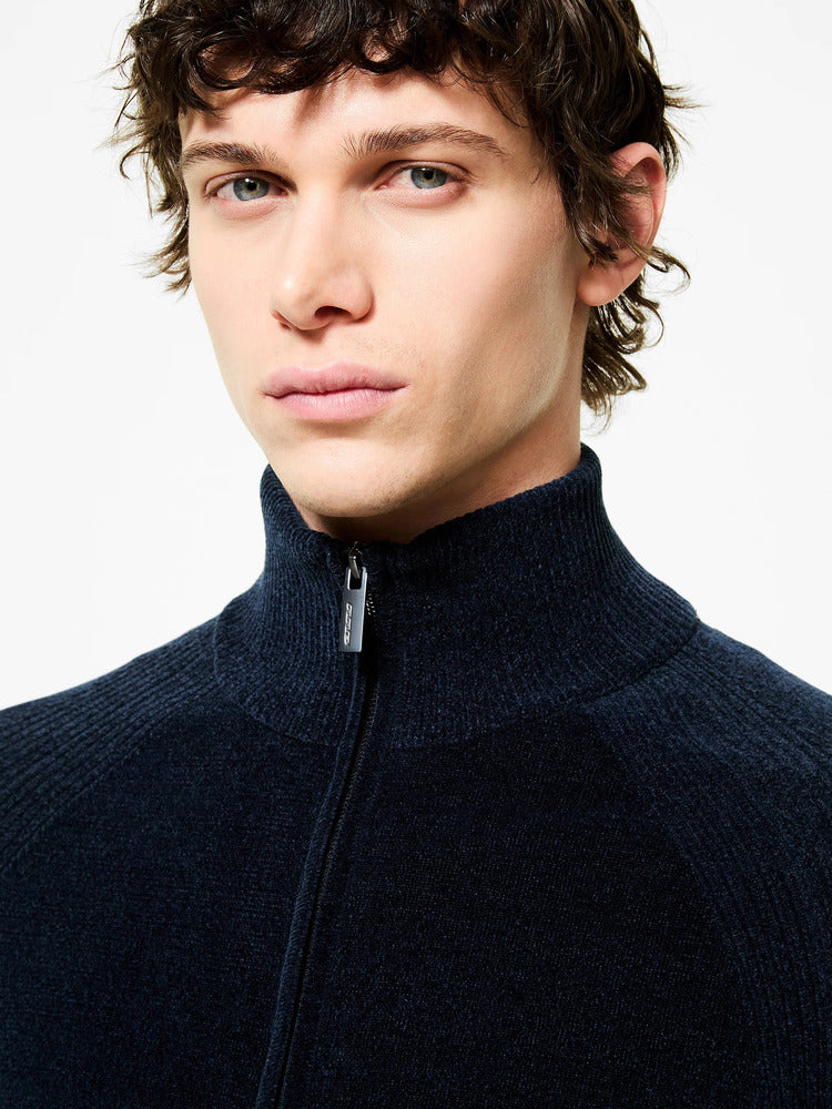 RRD - Pull full Zip Velvet Blue Black