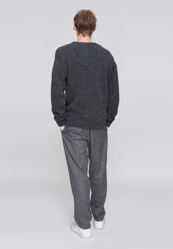 A.P.C. - Pull Lucas Bleu Acier Chiné