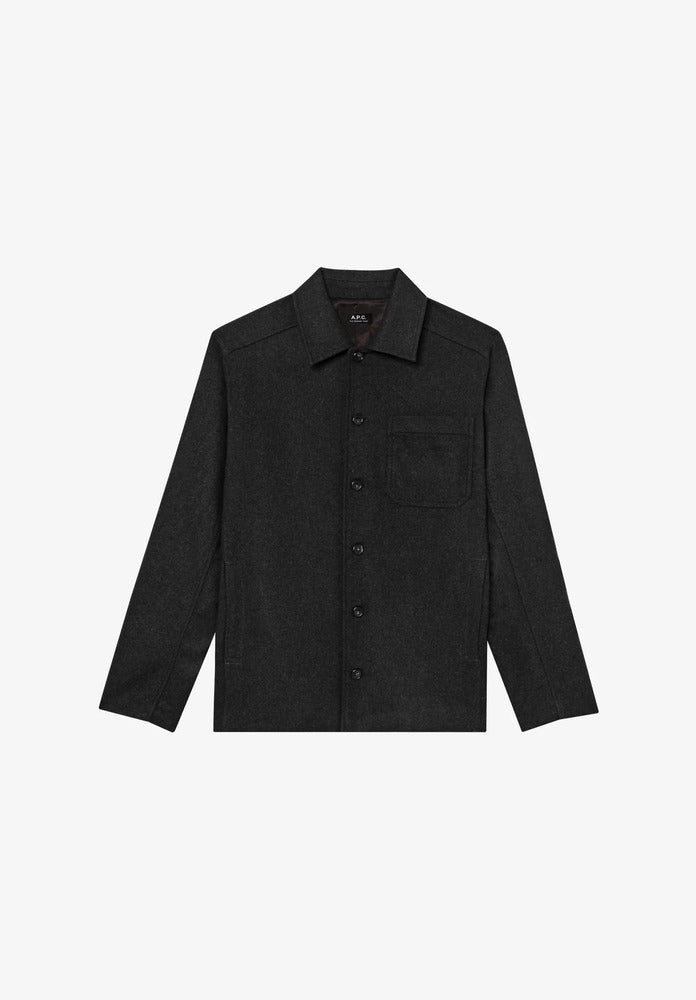 A.P.C. - Veste Jamie Marron foncé chiné