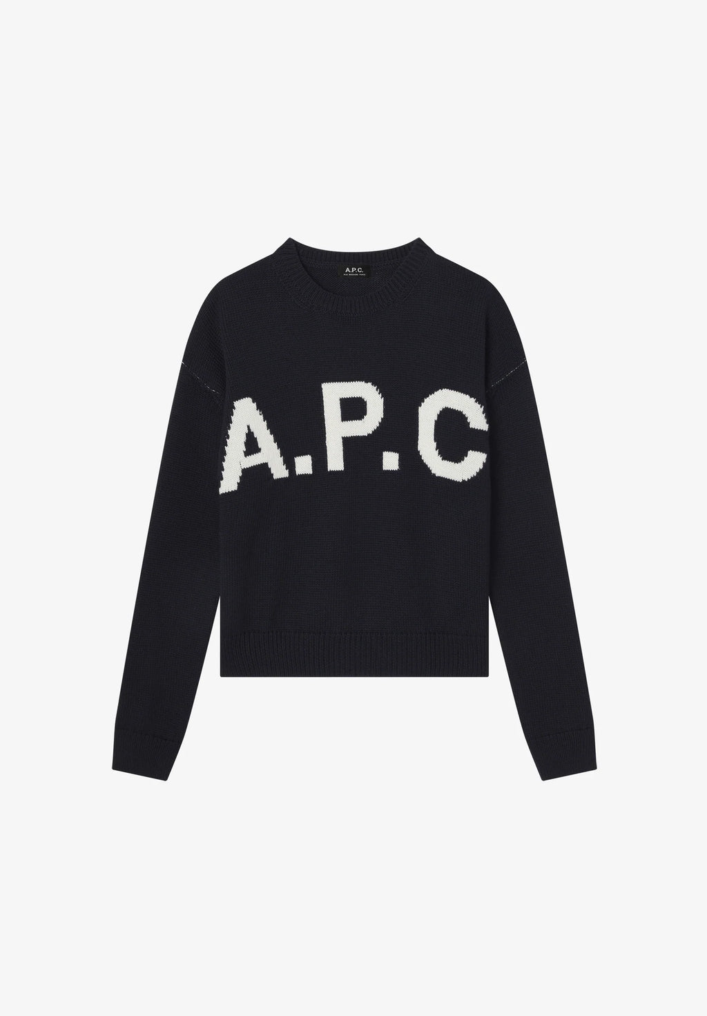 A.P.C. - Pull APC col rond Dark Navy