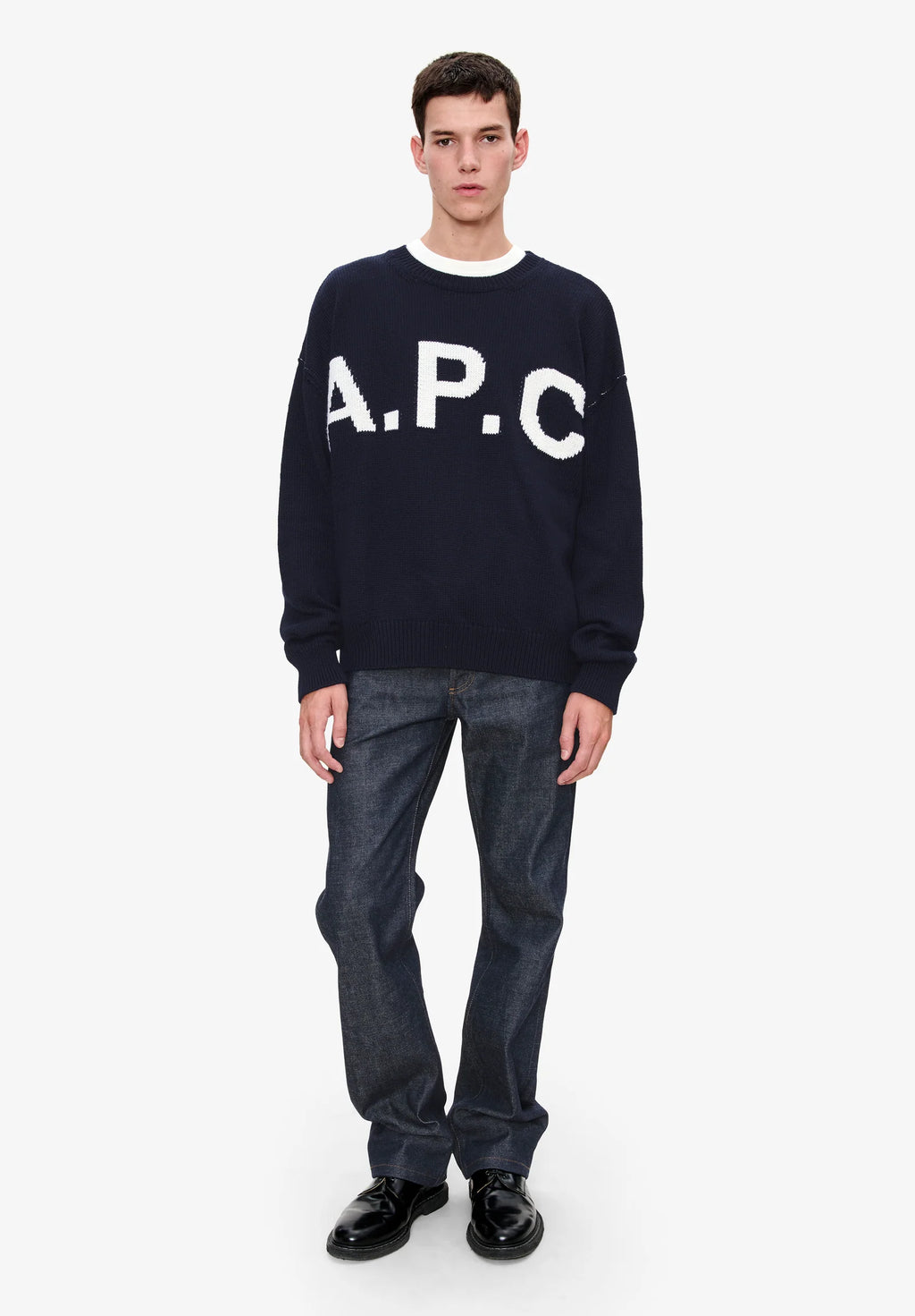 A.P.C. - Pull APC col rond Dark Navy