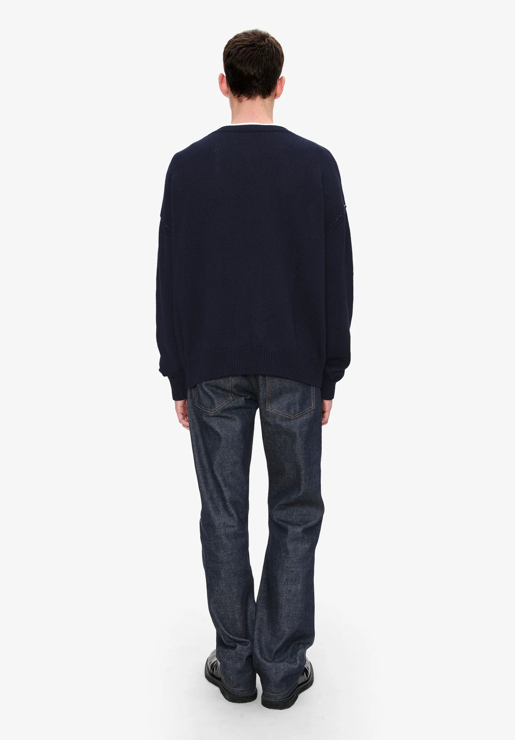 A.P.C. - Pull APC col rond Dark Navy