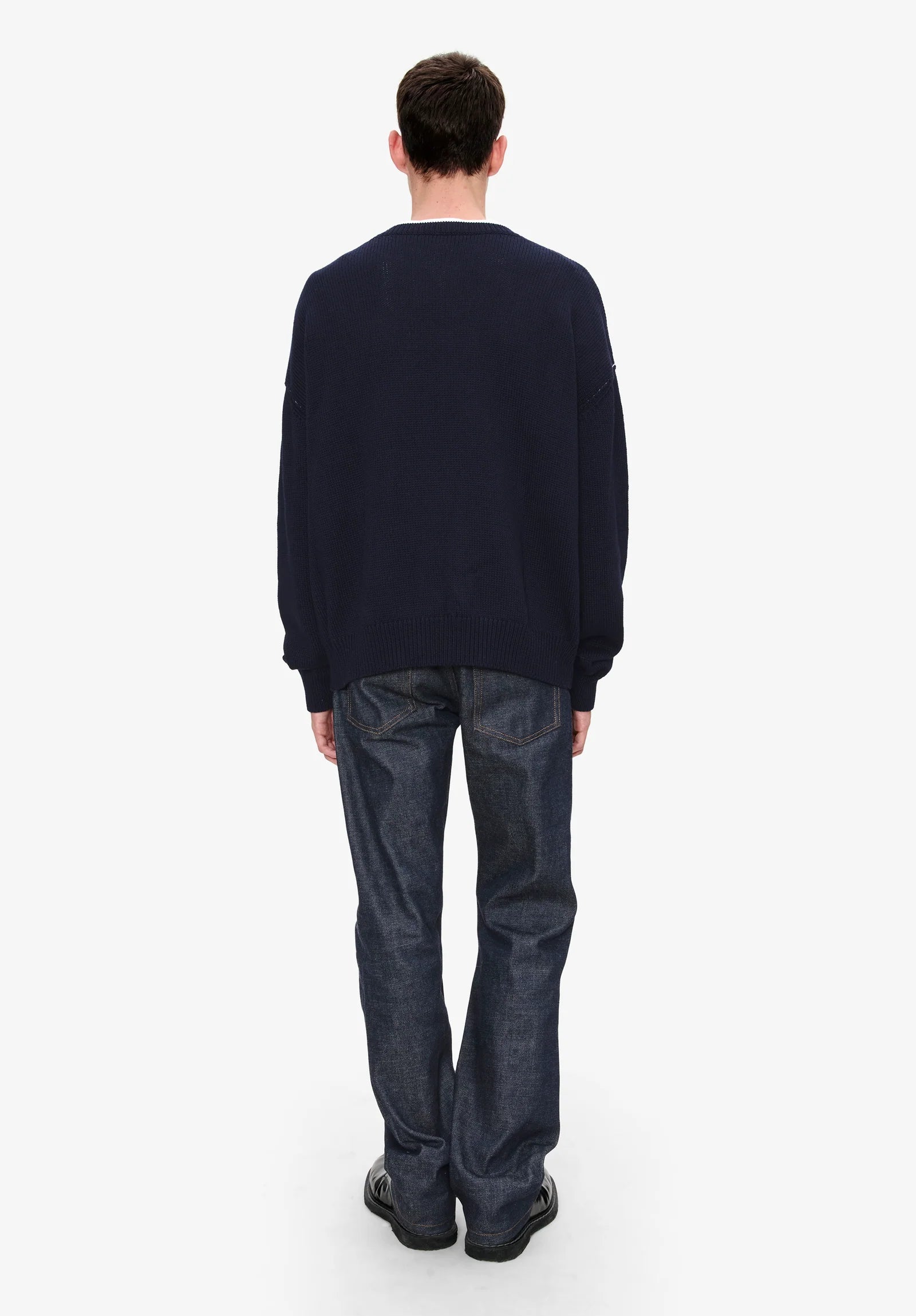 A.P.C. - Pull APC col rond Dark Navy