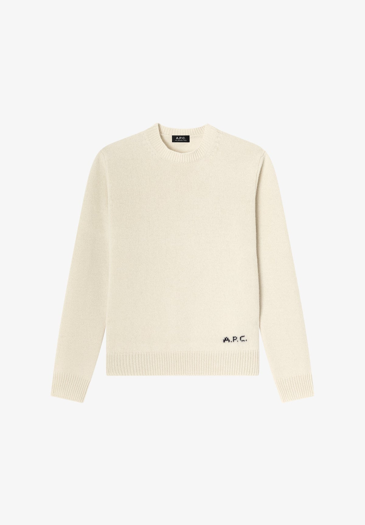 A.P.C. - Pull Edmond ample en laine Ecru