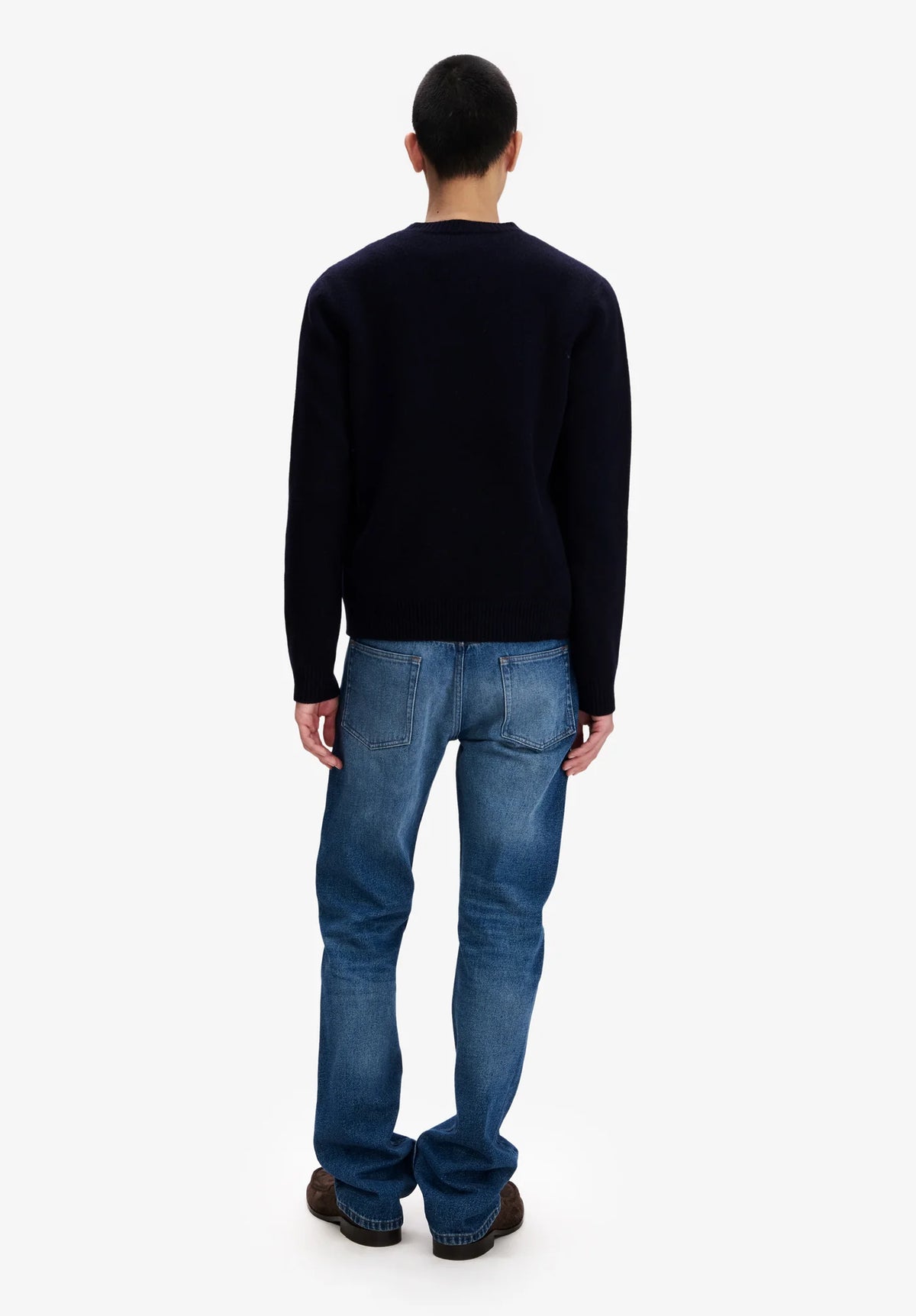 A.P.C. - Pull Edmond ample en laine Dark Navy