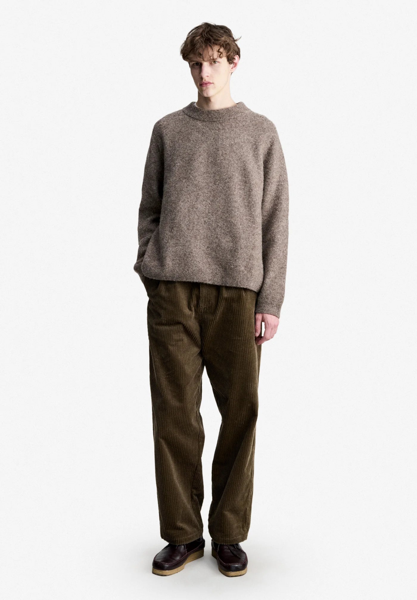 A.P.C. - Pull Dylan ample Marron Taupe