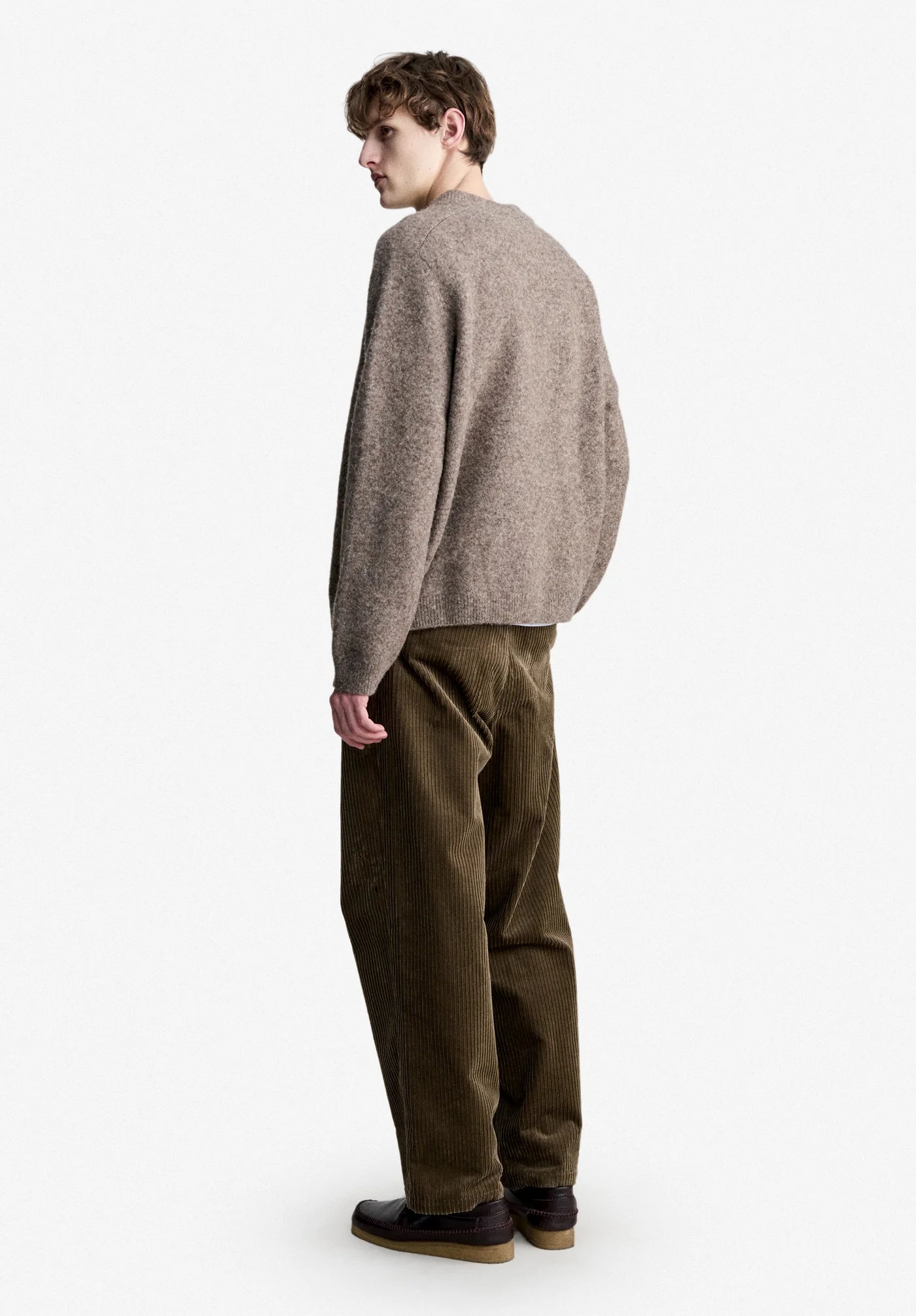 A.P.C. - Pull Dylan ample Marron Taupe