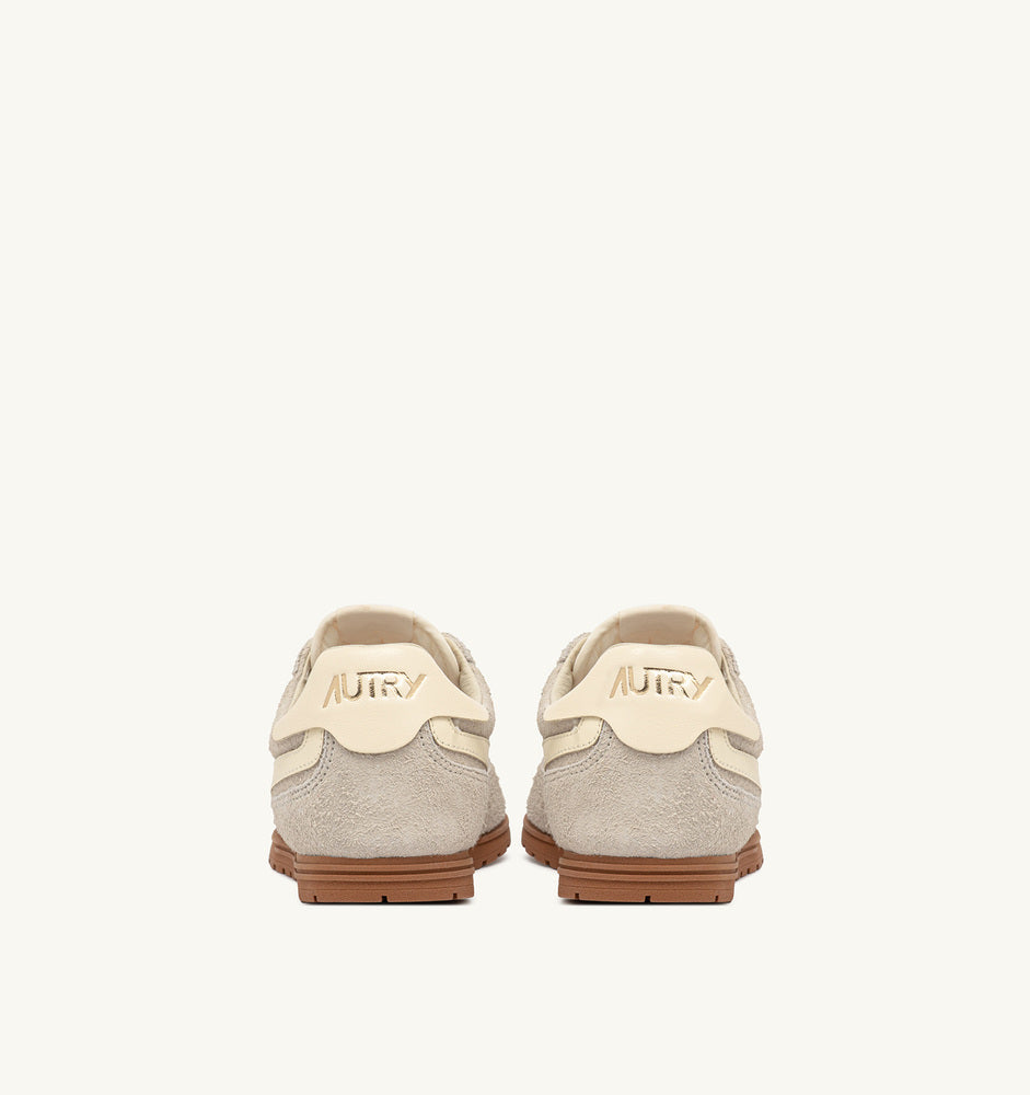 AUTRY - Basket Windspin en daim et cuir Wife et rutabaga