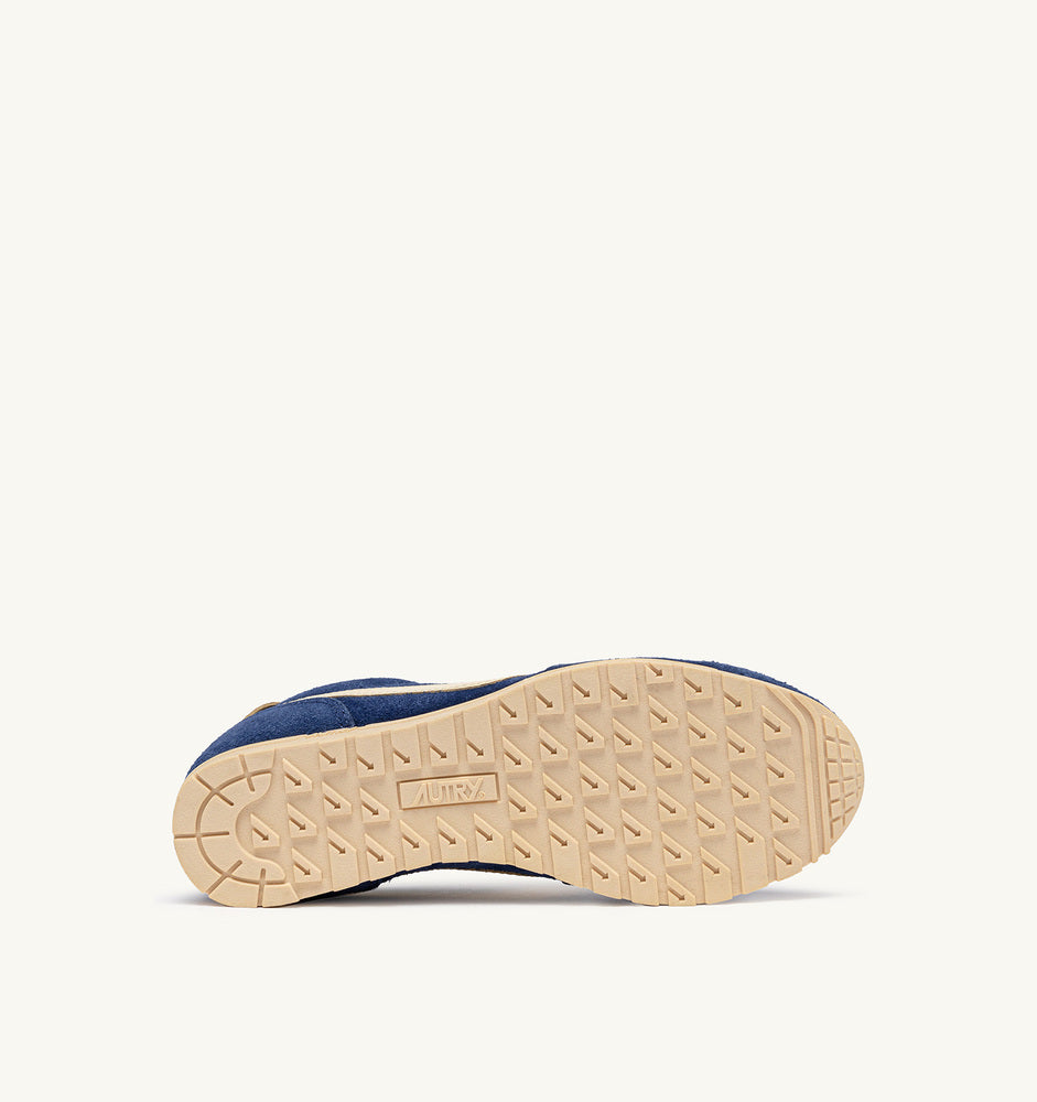 AUTRY - Basket Windspin en daim et cuir Infinito et rutabaga