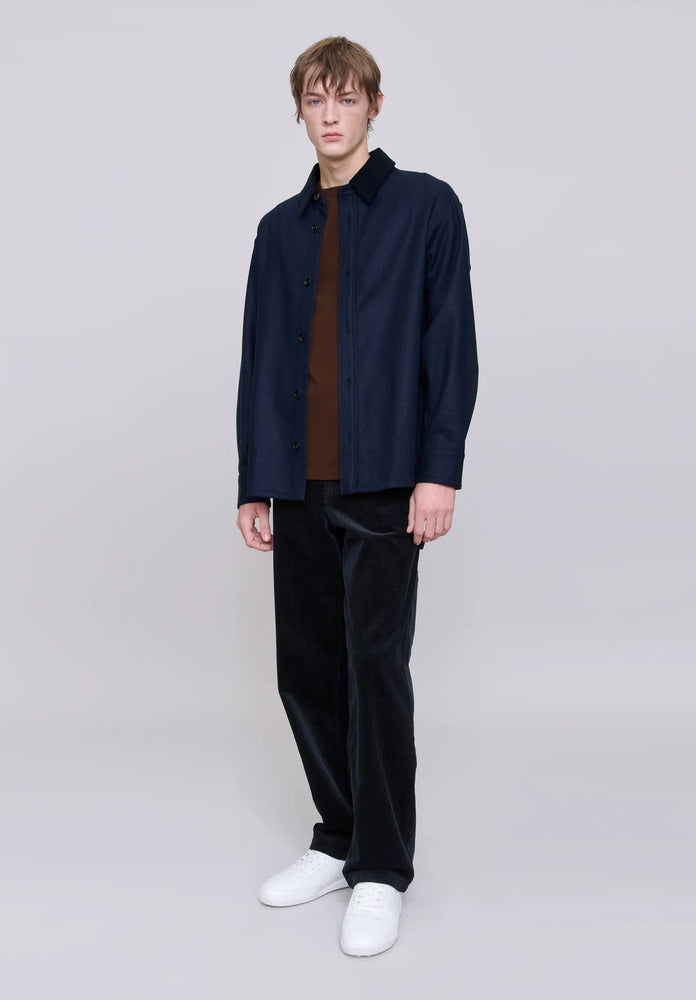 A.P.C. - Surchemise Bernardo Marine Chiné