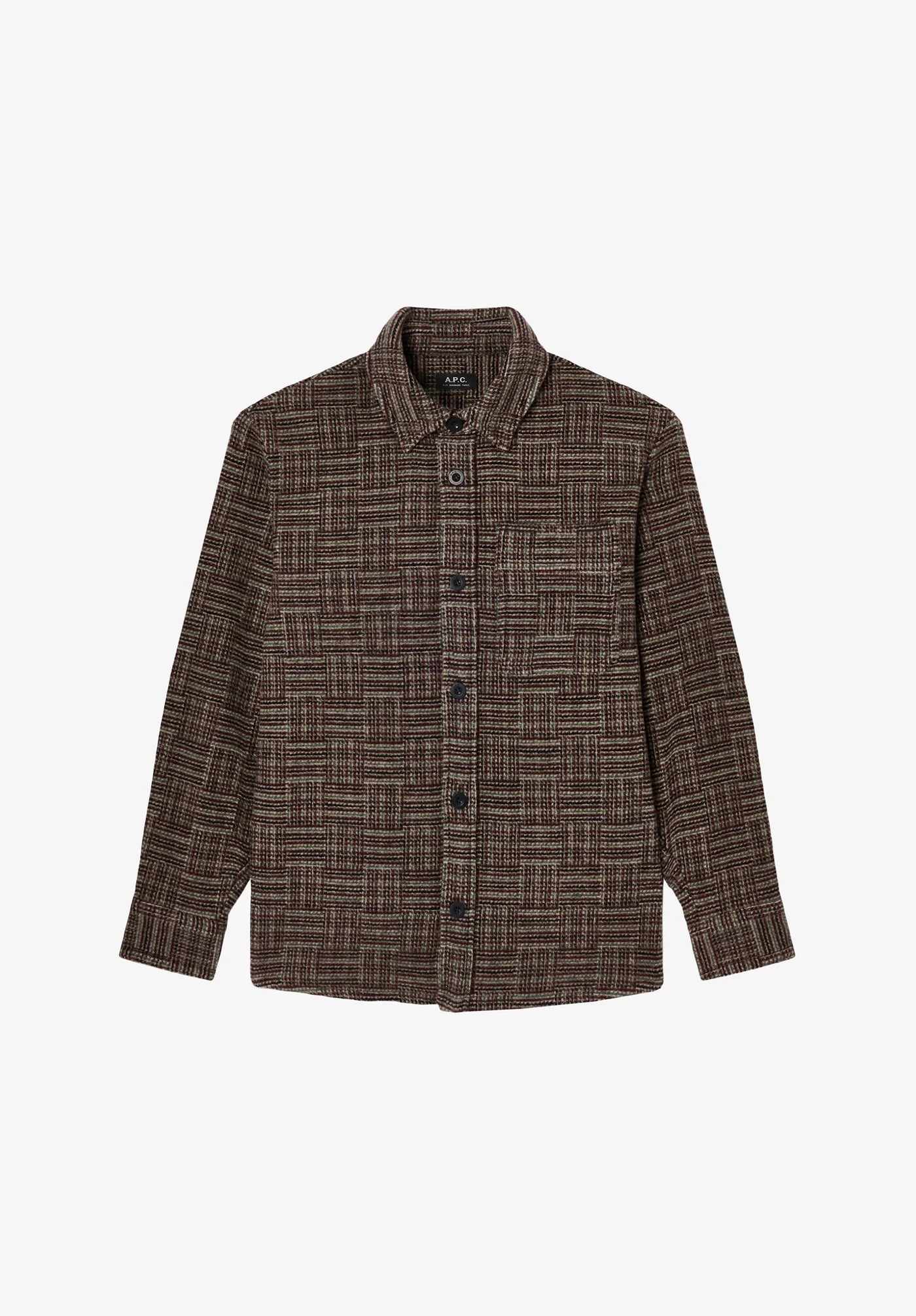 A.P.C. - Surchemise Baptise Bordeaux