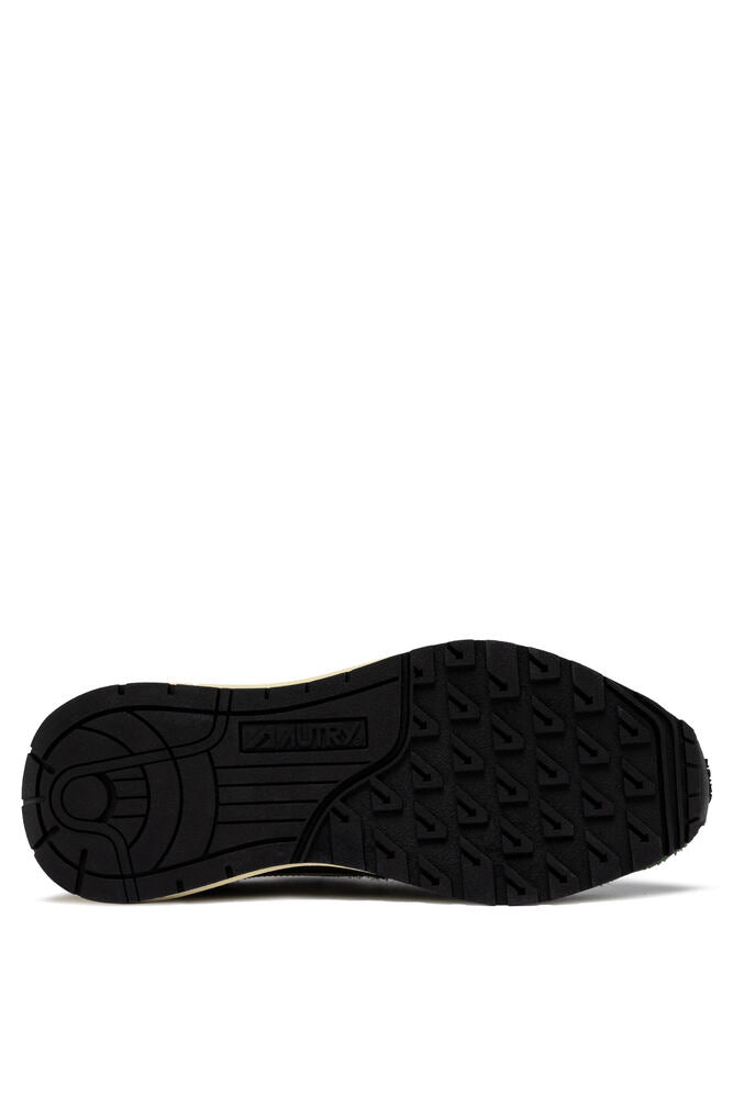 AUTRY - Basket Reelwind en daim et nylon vert