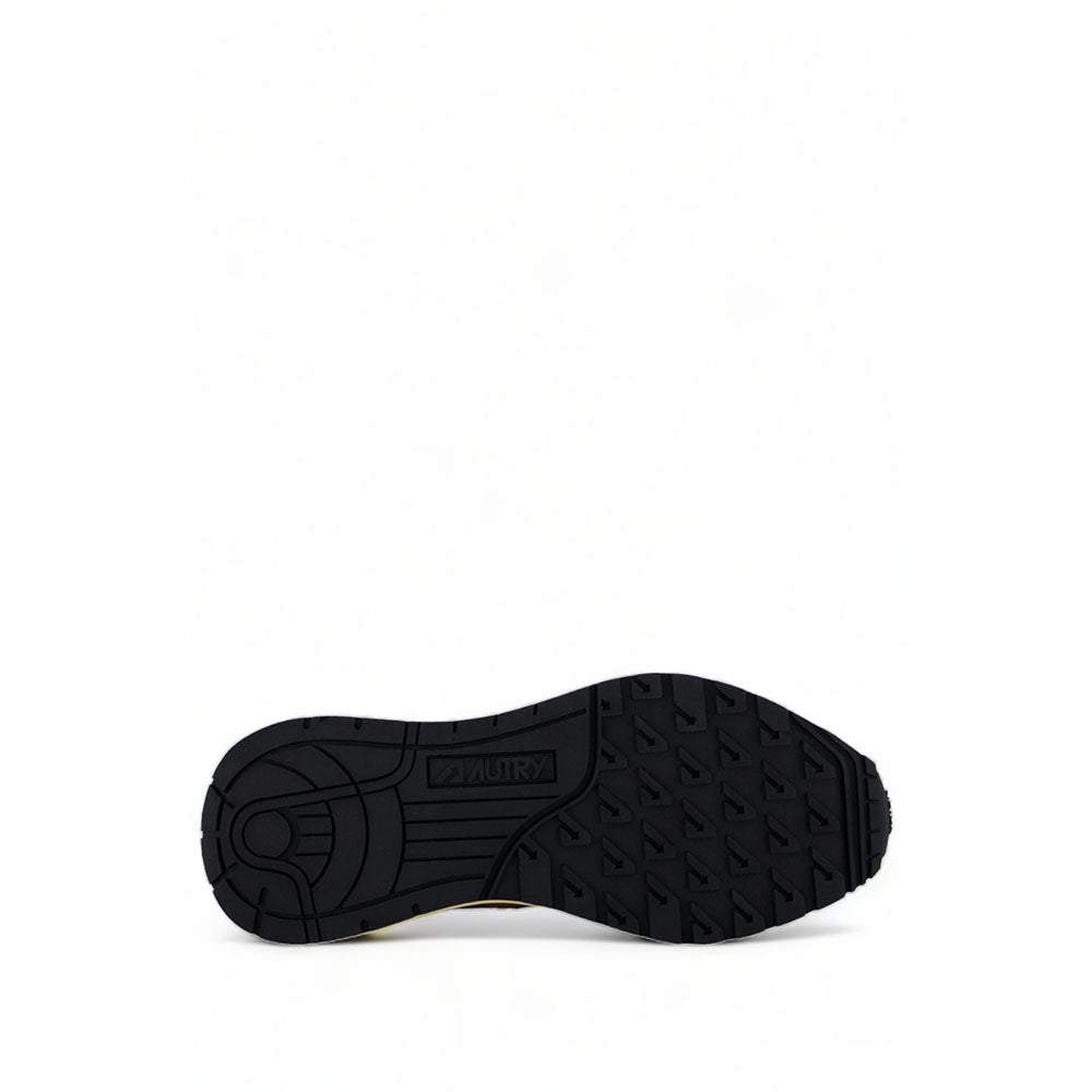 AUTRY - Basket Reelwind en daim et nylon jade et noir