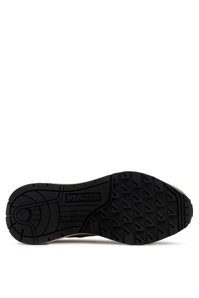 AUTRY - Basket Reelwind en daim et nylon / mesh roset et rose