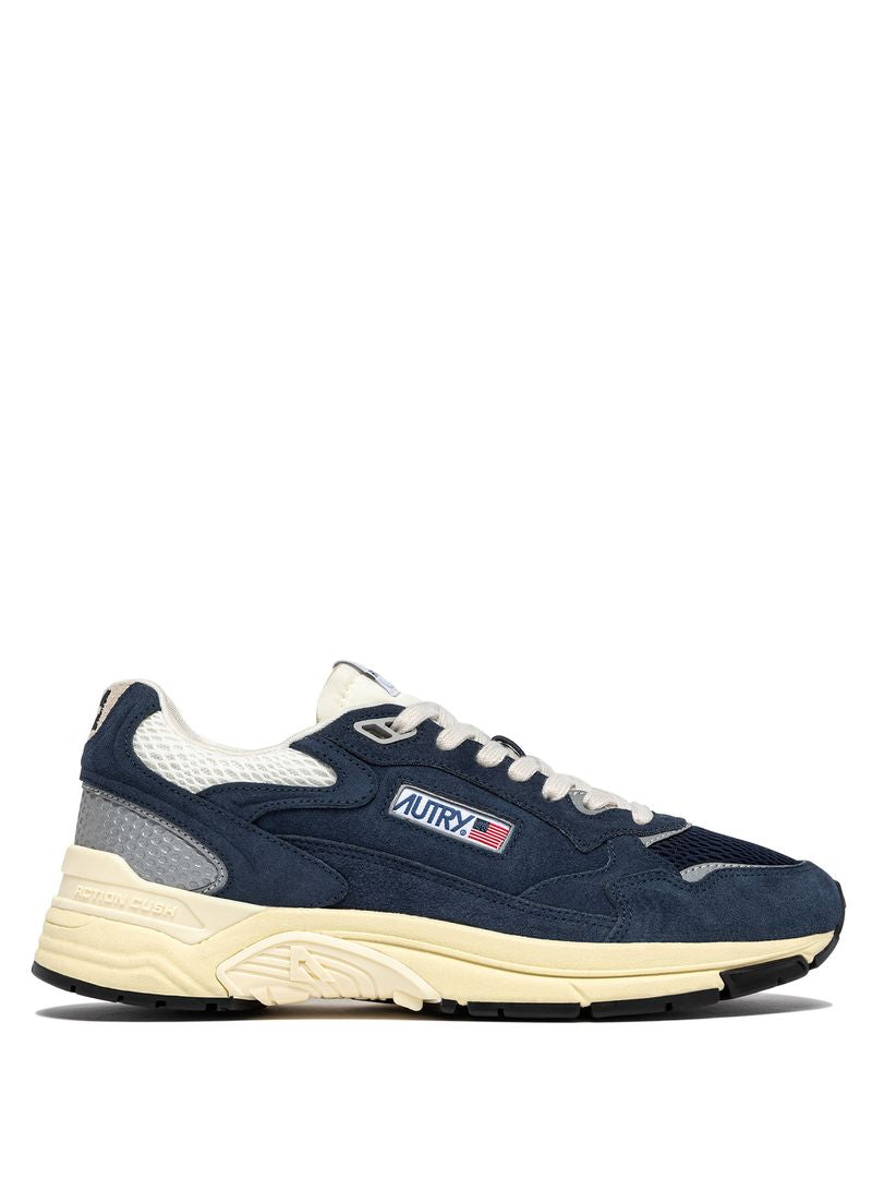 AUTRY - Basket Hyperway Suede/Mesh Blue/Silver