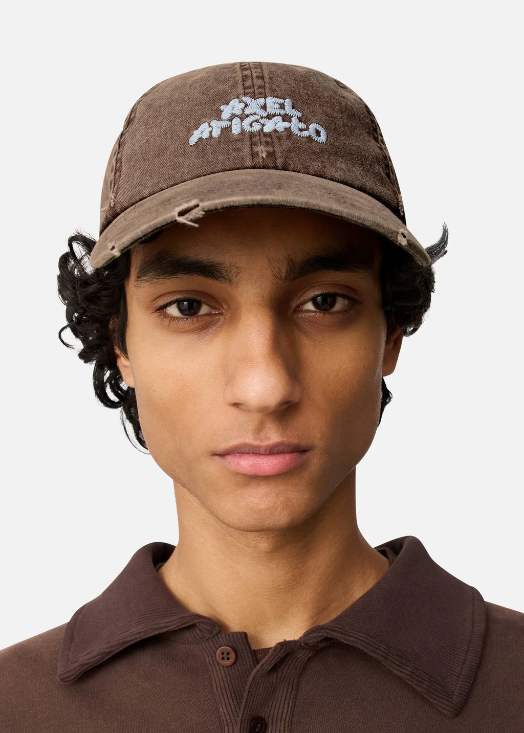 AXEL ARIGATO - Casquette Floral Washed Brown