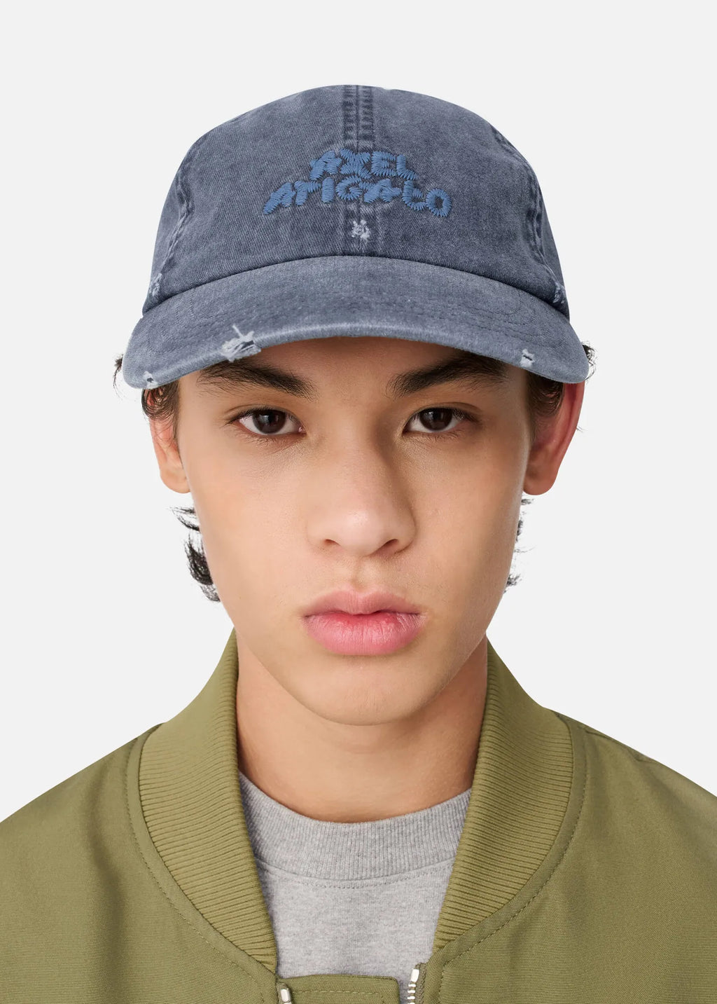 AXEL ARIGATO - Casquette Floral Washed Blue