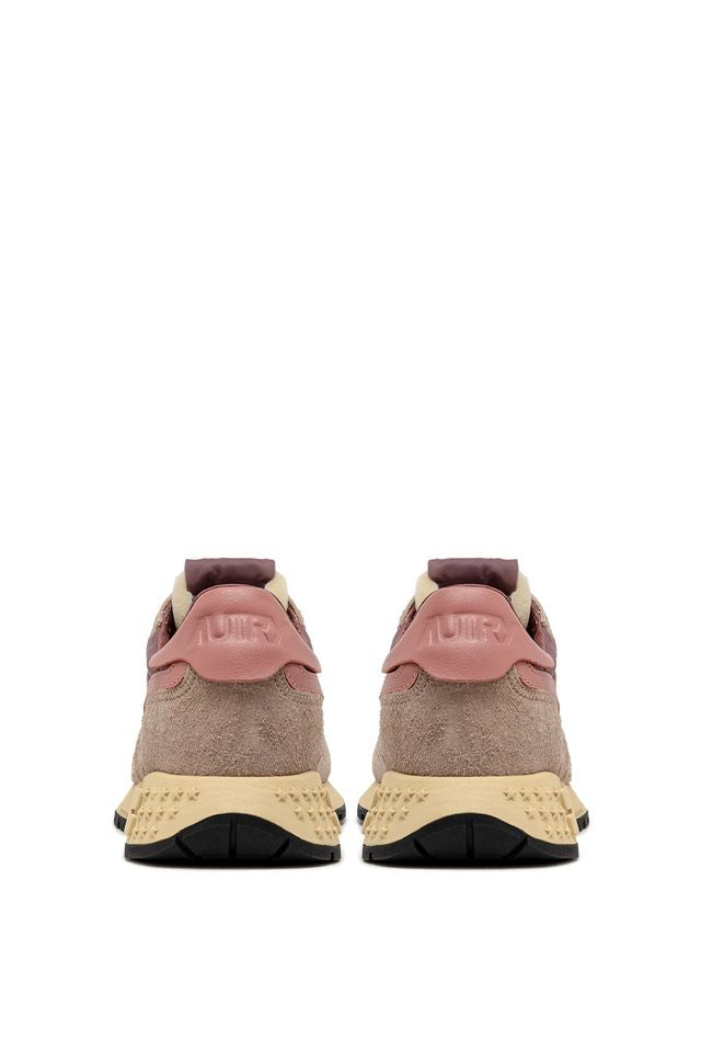 AUTRY - Basket Reelwind suede/Net Rose/desert Sand
