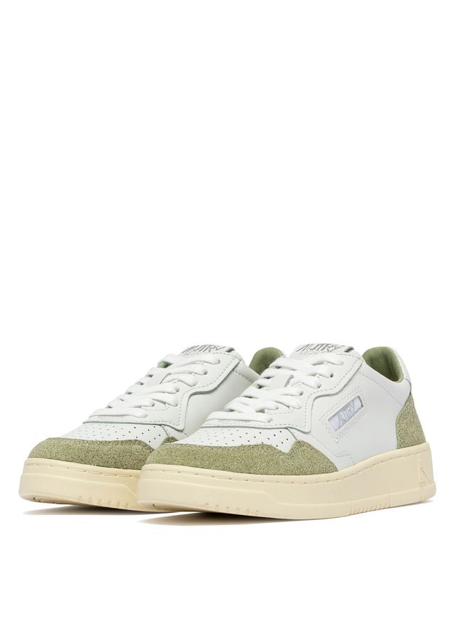 AUTRY - Basket Medalist Low Soflea/spk White/Sage