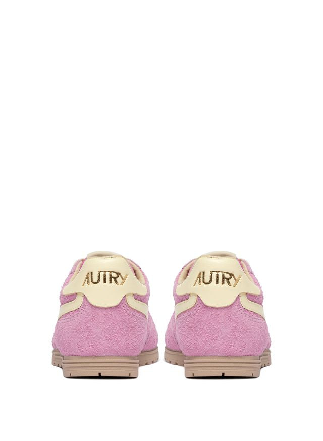 AUTRY - Basket Windspin en daim et cuir RosePM/Rut
