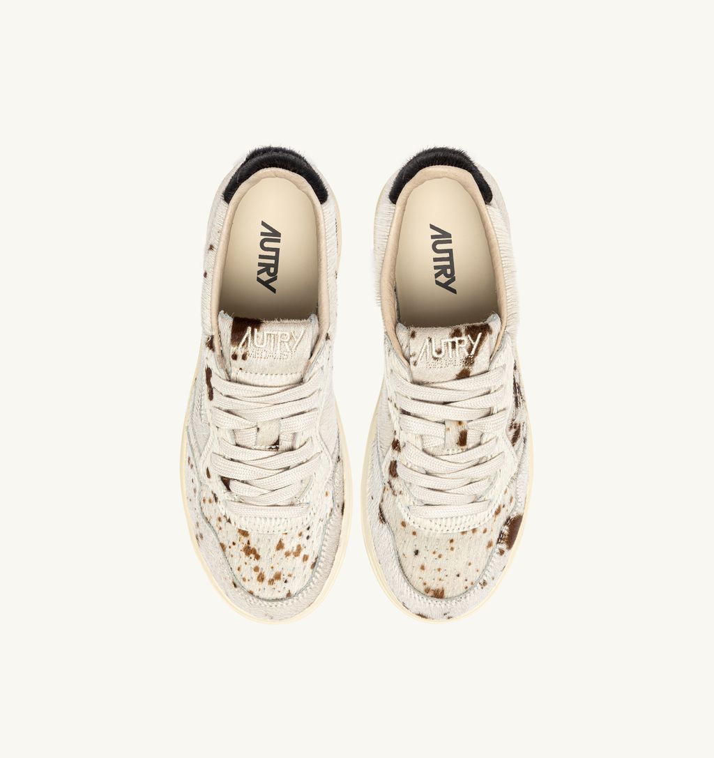 AUTRY - Basket Medalist Low Pony/Safari Drip/Brown