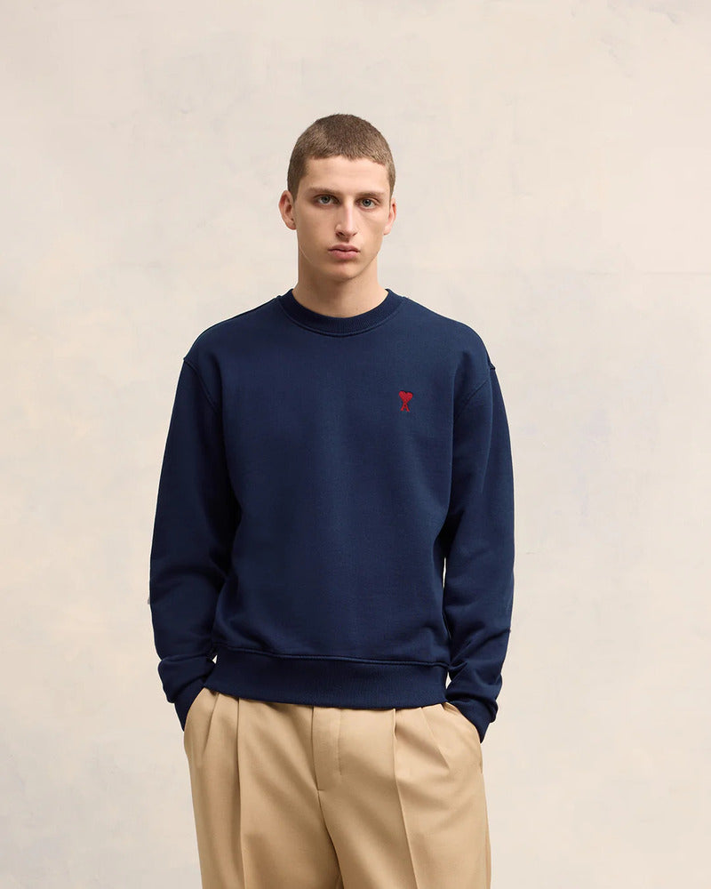 AMI -Sweat Ami de coeur Bleu marine
