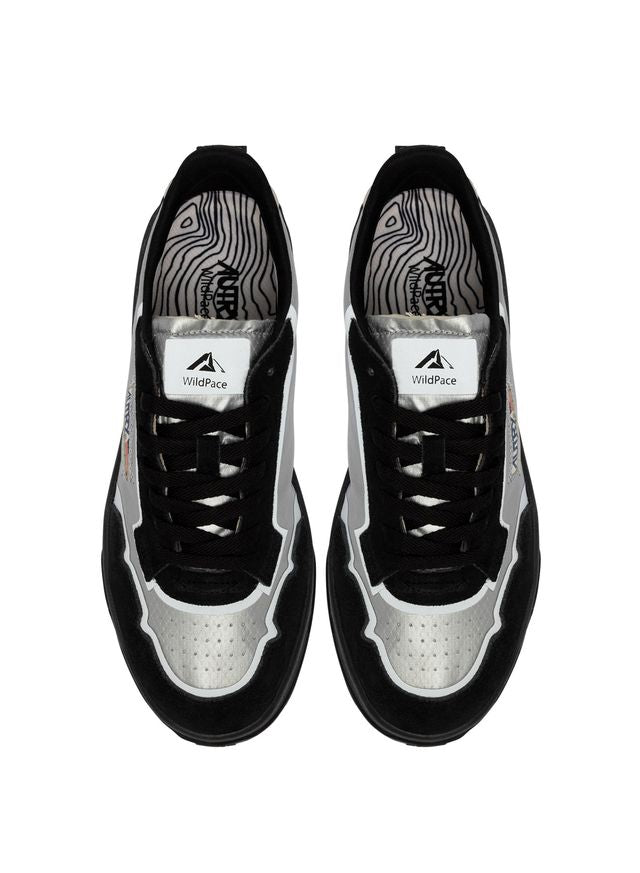 AUTRY - Basket Wildspace en Suede/Mesh Black/silver