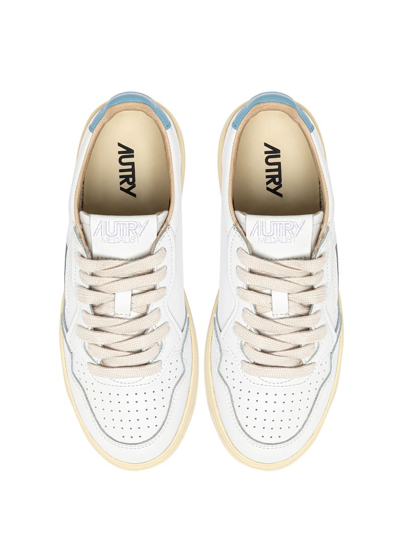AUTRY - Basket Medalist Low cuir/Art White/Forget